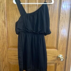 BCBGeneration little black single shoulder dress